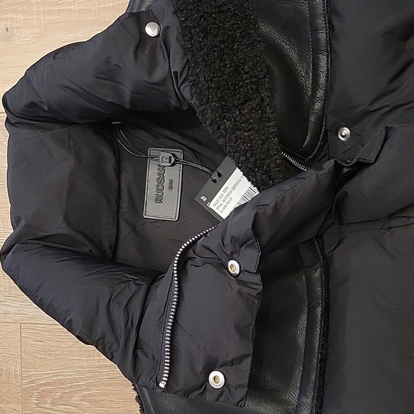 NWT Rudsak Black Serena Puffer Jacket Size M - Picture 3 of 11